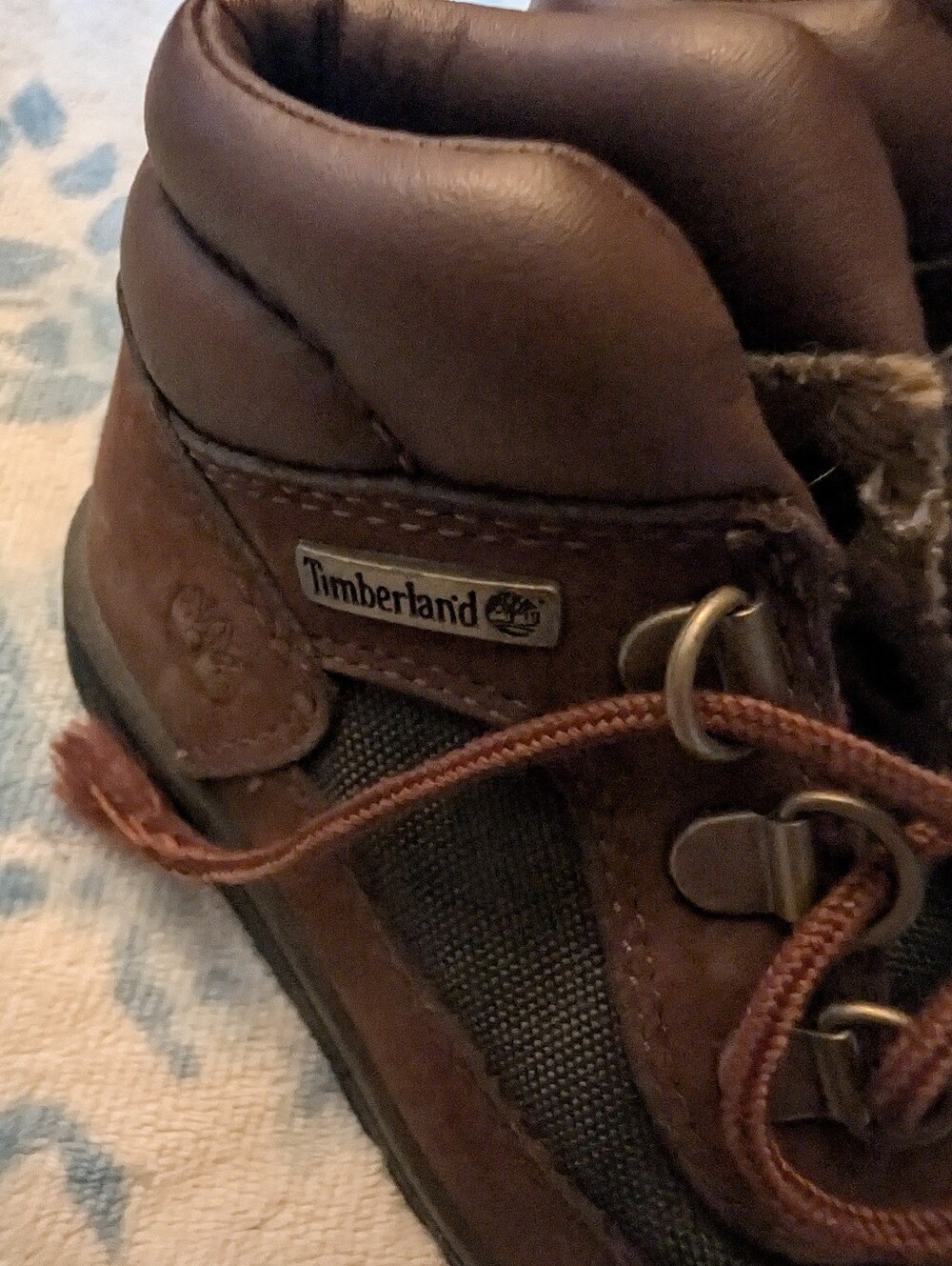 Timberland Kids Brown Leather Lace-Up Boots - Picture 2 of 7